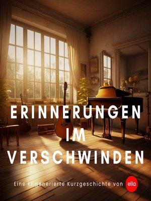 cover image of Erinnerungen im Verschwinden